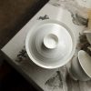 Grass & Wood Ash Handmade Swirl Gaiwan - 120ml