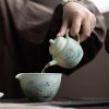 Hand-painted Wen Xin Orchid Teapot - 120ml