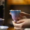Zi Qiong Starry Sky Flower Tea Cup-2