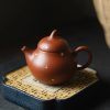 Gold-Flecked Xiao Qie Gua Yixing Teapot-3