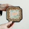 Qinghua Huoshi Red Hand-Painted Lotus Tea Tray-5