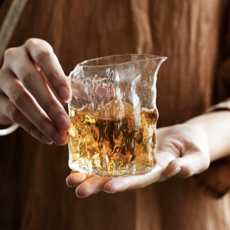 Si Ling Hammered Glass Gong Dao Bei - Tea Pitcher - 190ml (2)