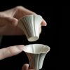Plant Ash Flower Mouth Tea Cup