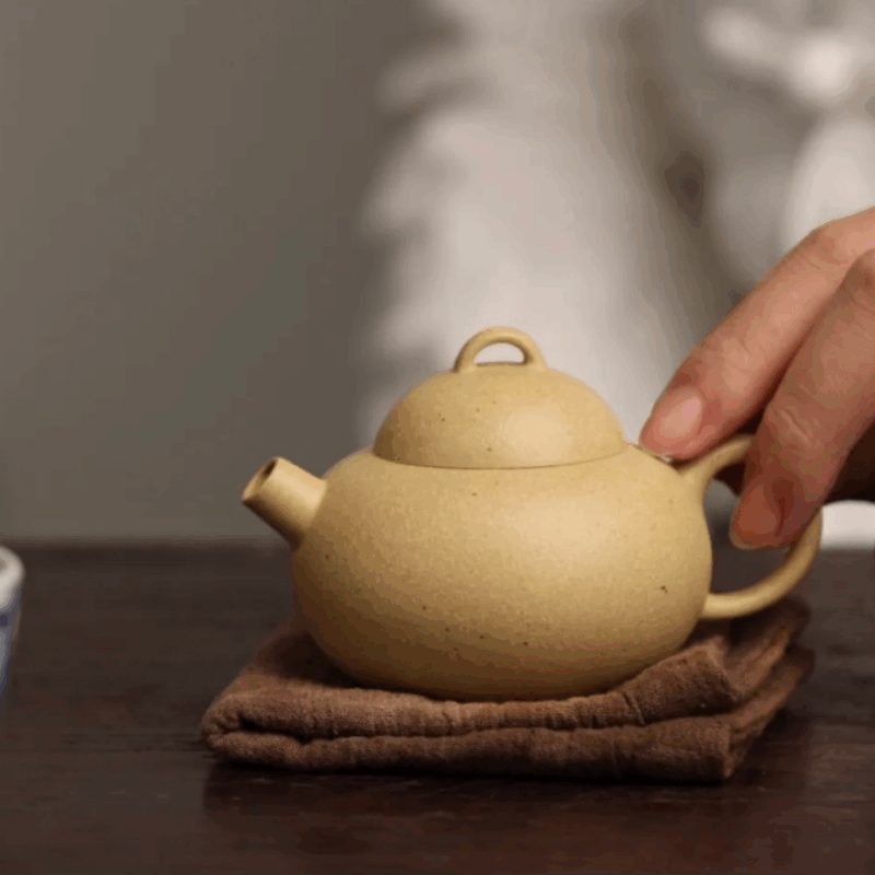 Honey Gourd Yixing Zisha Teapot Authentic Ben Shan Lu Ni Clay 2