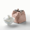 Blue Snowflake - Portable Hand-Painted Gaiwan Tea Set