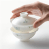 Blue Snowflake - gaiwan teacup