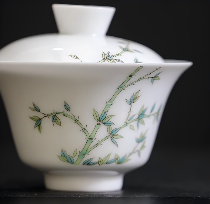 "Green Bamboo" Chinese Tea Cup(125ml)