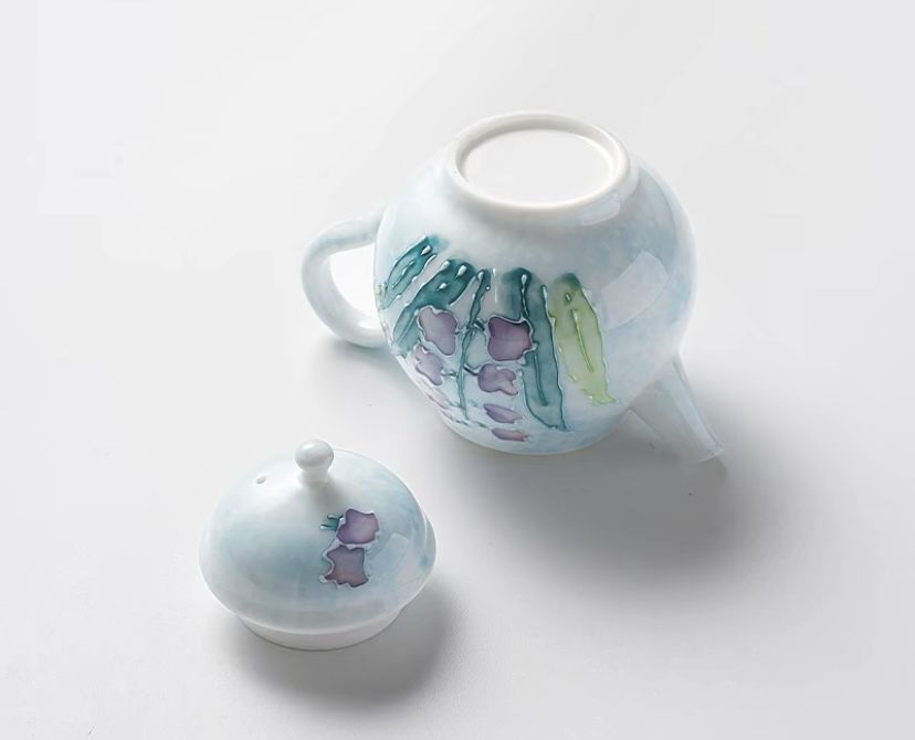 Handmade Teapot Lily of the Valley