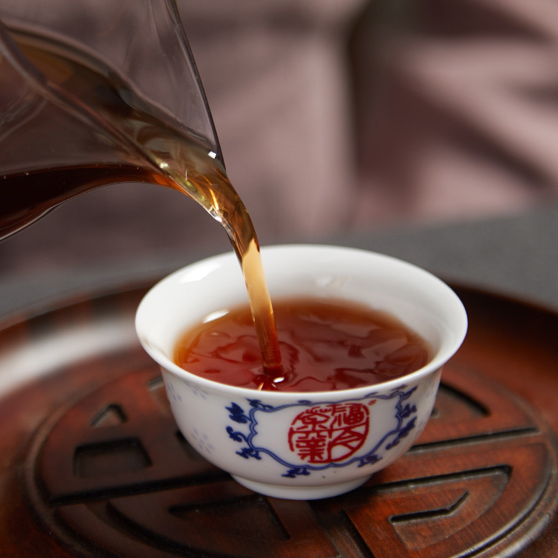2019 Fu Jin Collection Ripe Pu Erh Tea Cake 357g