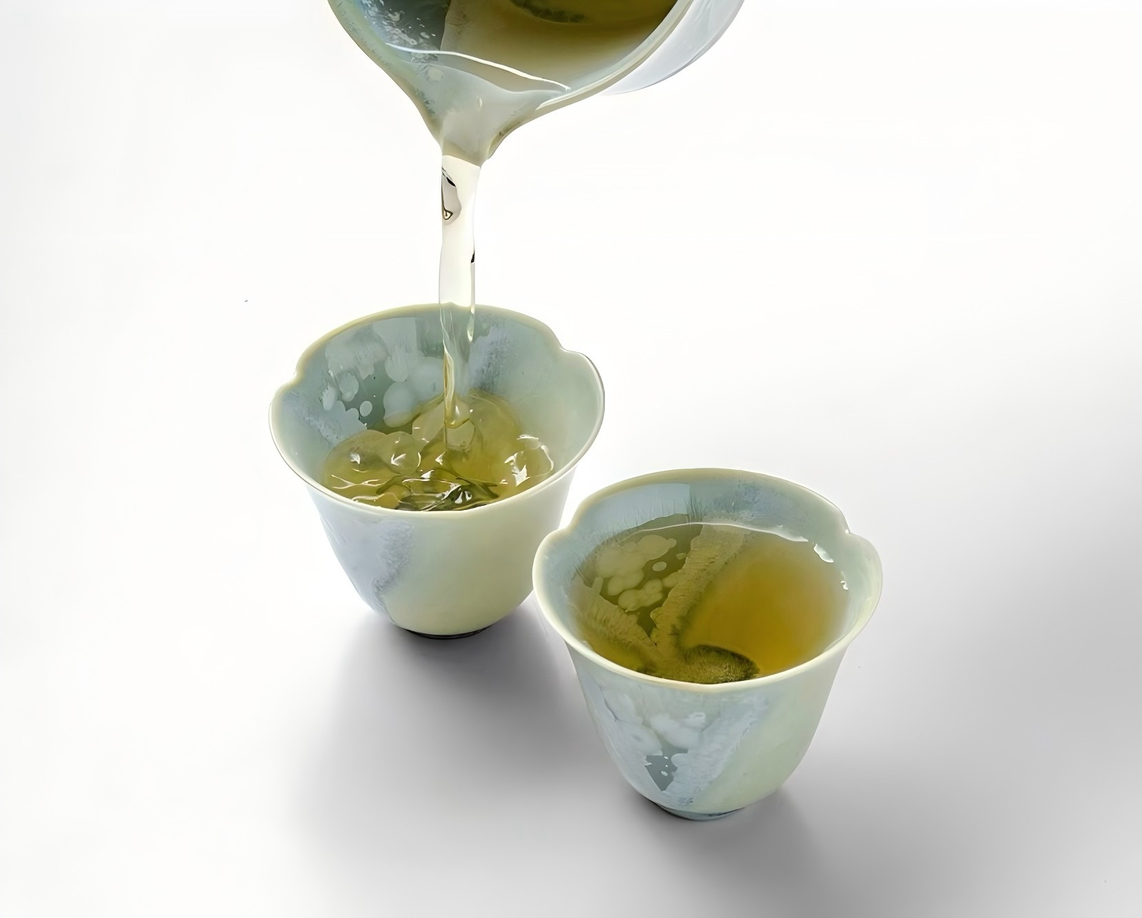 Ocean Bell Tea Cup - Crystallized Glazed Ceramic 50ml