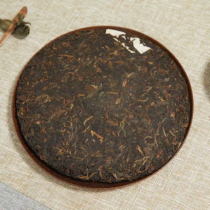 2007 Fu Jin Premium Green Cake - Aged Raw Pu Erh Tea-2