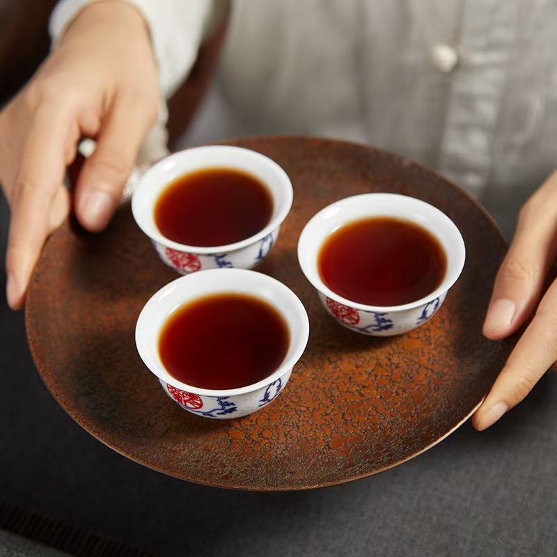 2014 Fu Jin Special Ripe Pu Erh Tea Cake - Premium Aged Tea4