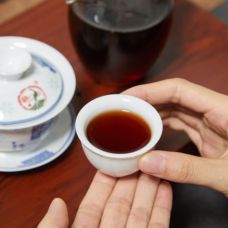 2020 Fu Jin Premium Ripe Cake - Entry-Level Ripe Pu Erh Tea-2