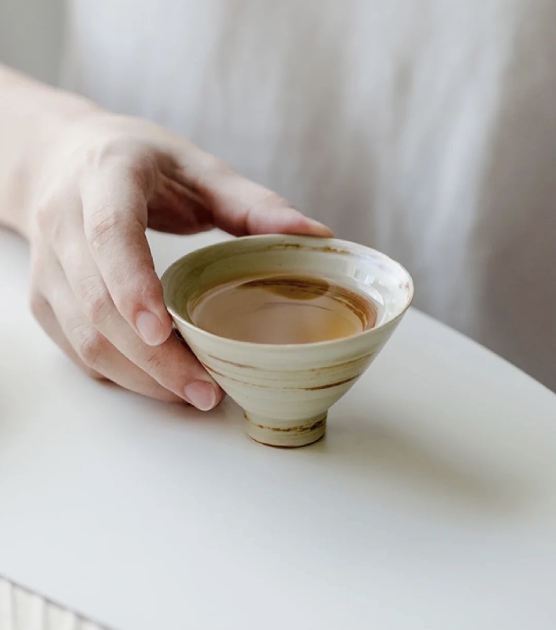 Jiaotai Pattern Douli Tea Cup5
