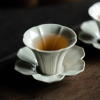 Plant Ash Flower Mouth Tea Cup Set