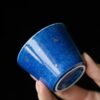 Creative Speckled Blue & Gold Tea Cup5