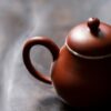 Handcrafted-Yixing-Zisha-Clay-Teapot-with-Sterling-Silver-Trim