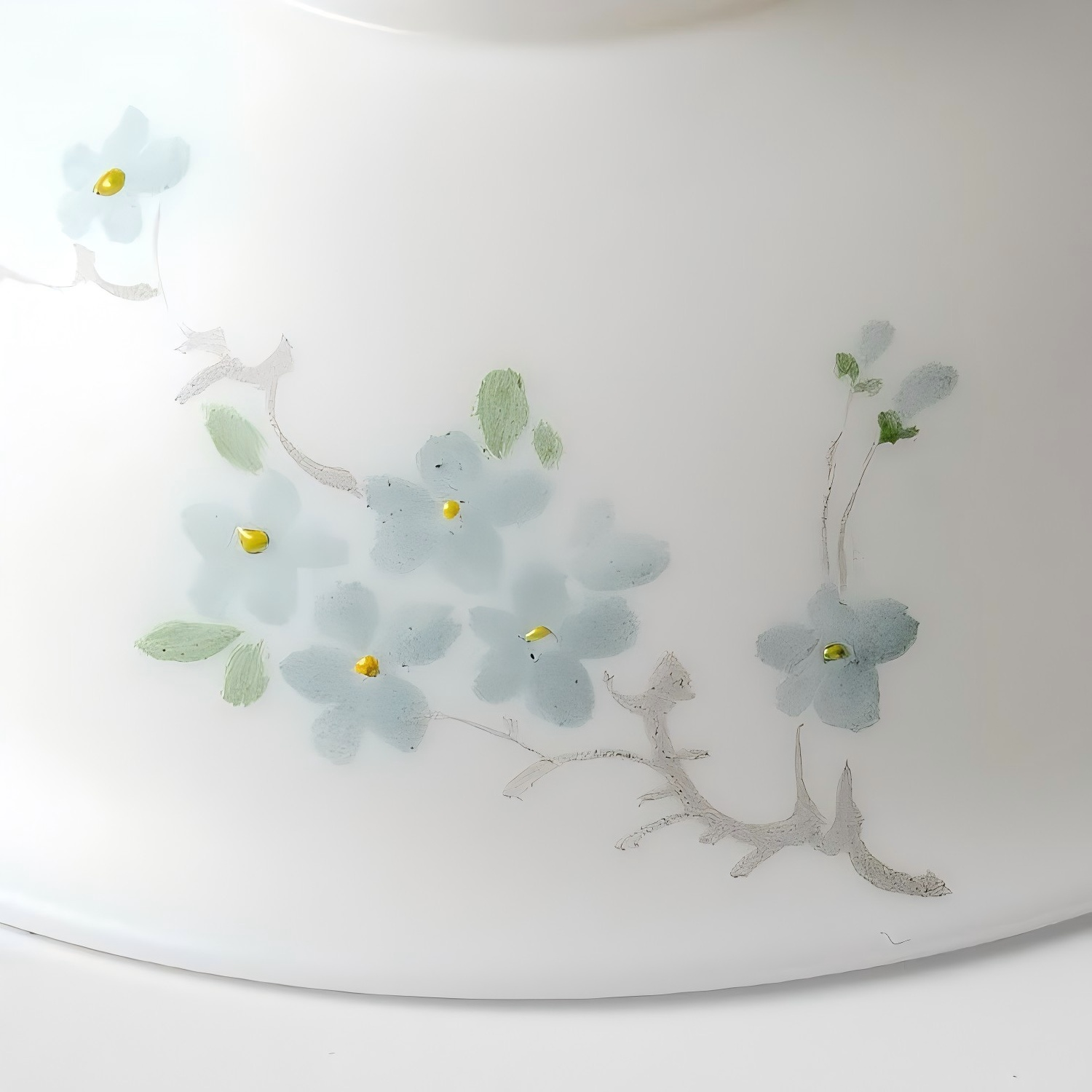 Blue Snowflake - tea cup