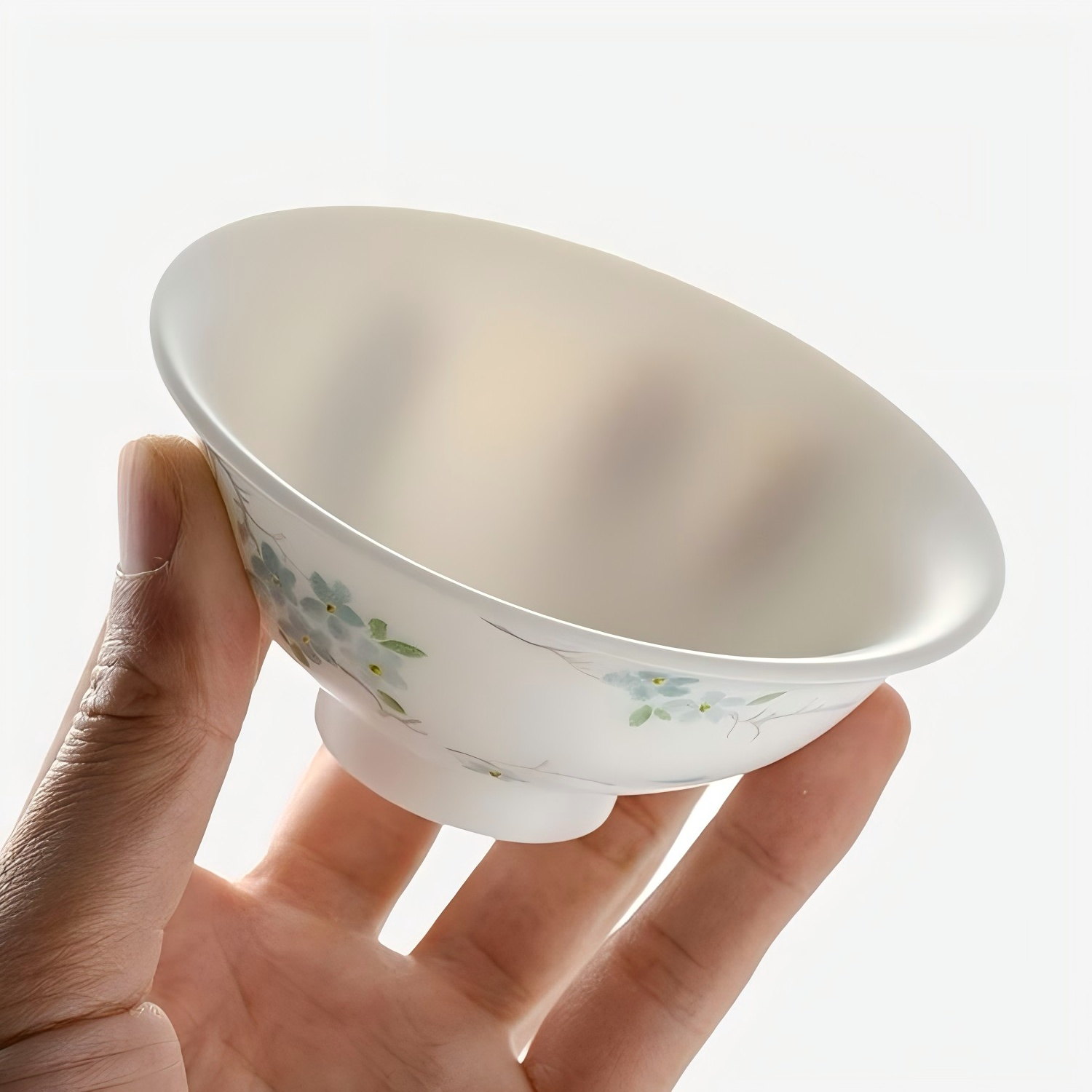 Blue Snowflake teacup
