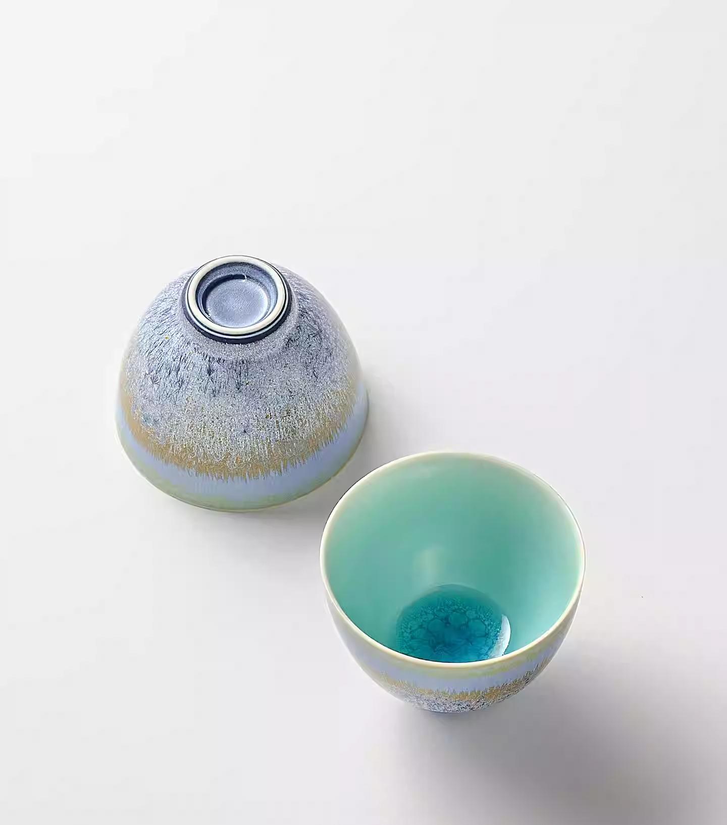 “Falling Pine” Kiln-Glazed Teapot Set – Tea Pot Set Gift for Tea Lovers3