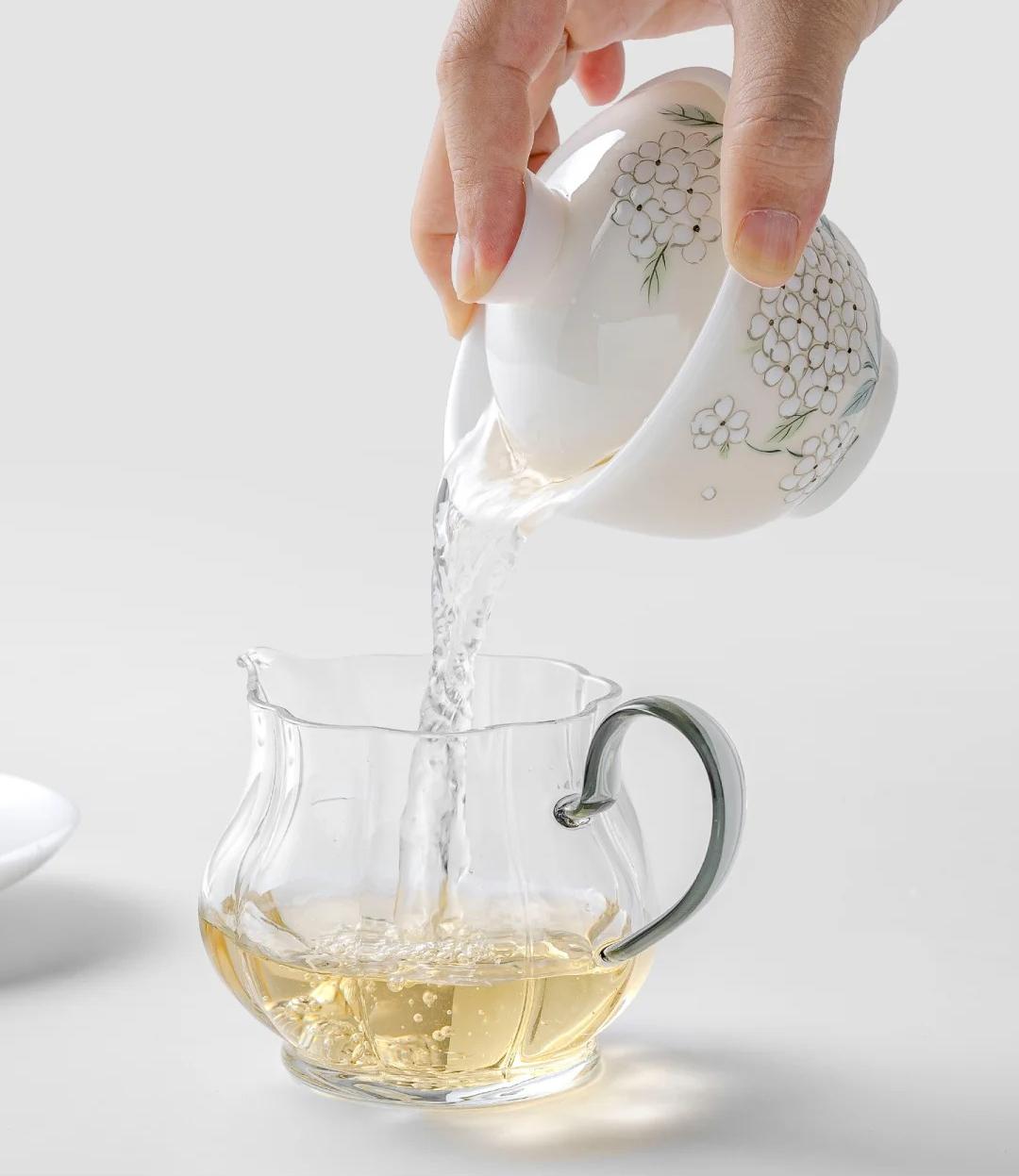 Hydrangea Ice-Jade Porcelain Gaiwan3