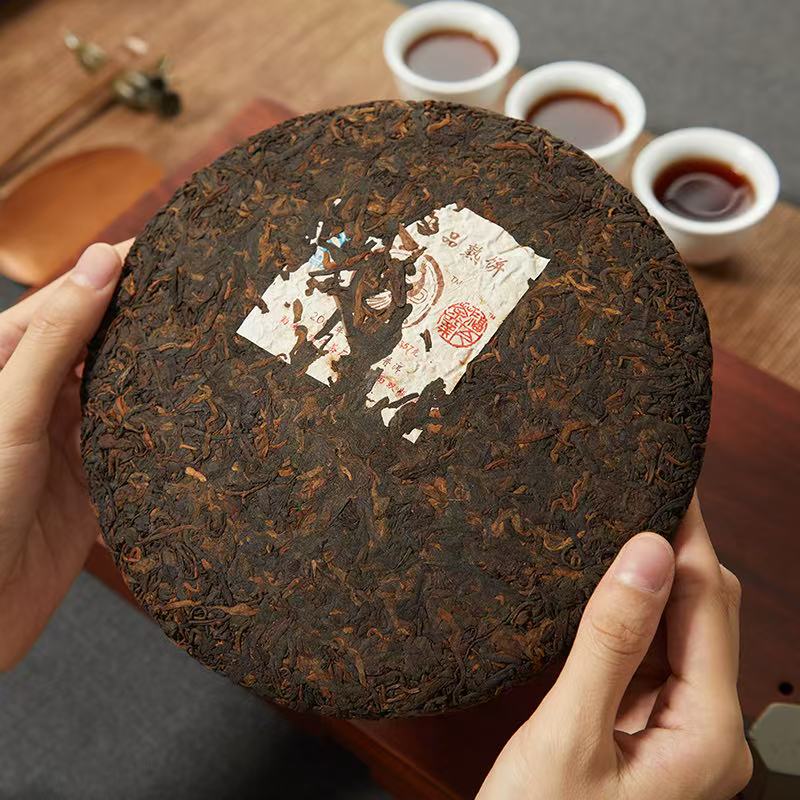 2006 Fu Jin Bulang Premium Aged Ripe Pu-erh Tea Cake2 2006 Fu Jin "Bulang Premium" Aged Ripe Pu-erh Tea Cake2